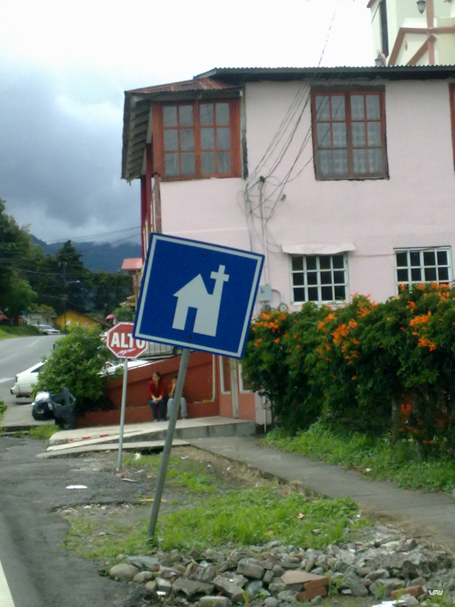 Знак религиозного дома. Бокете, Панама