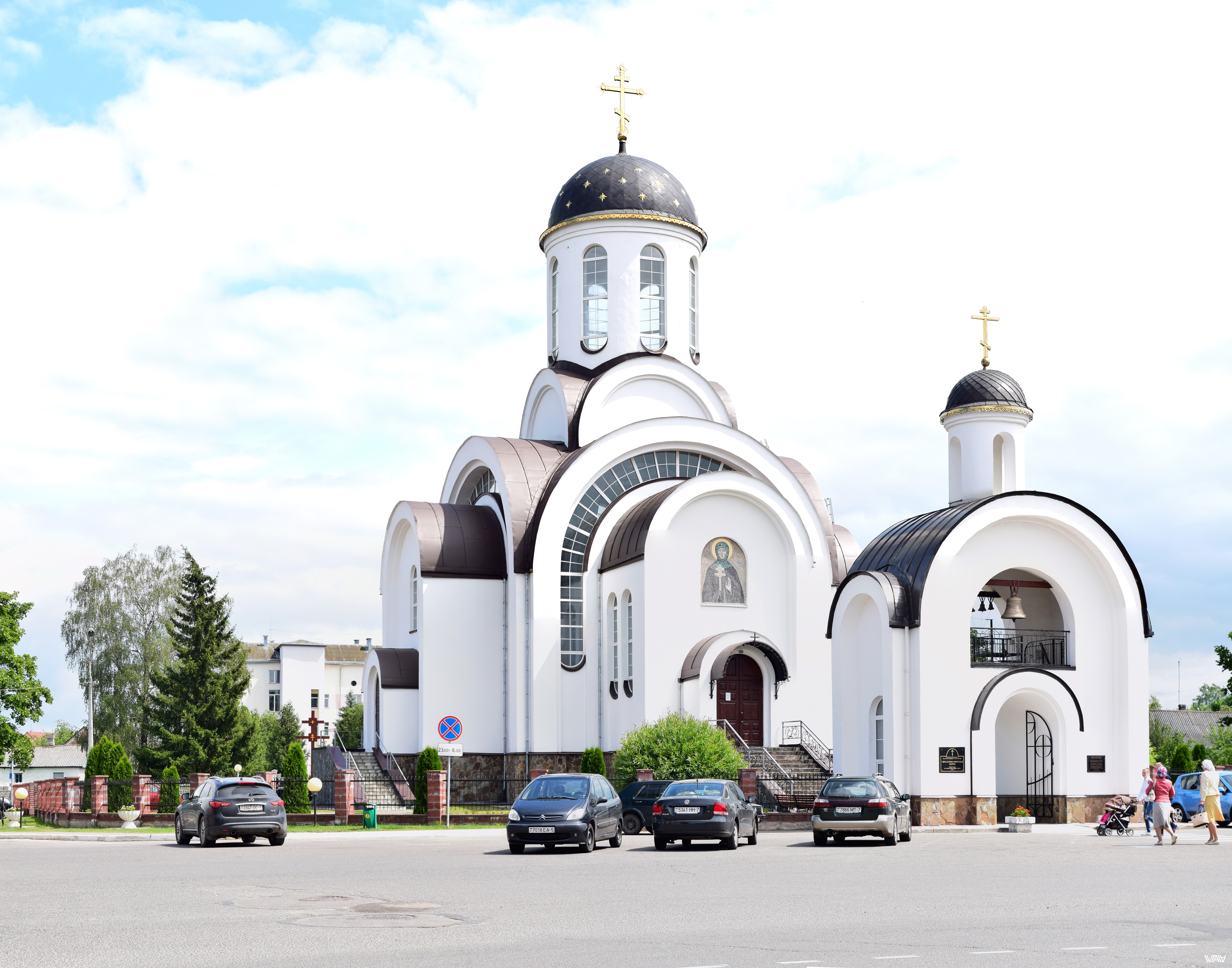 Белокаменная. Церковь Святой Евросиньи, Ивенец, Беларусь