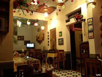 Cozy restaurant in Huế, Vietnam