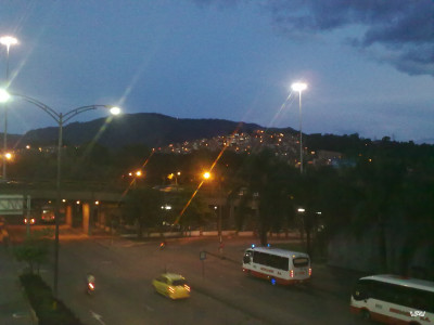 Mountain lights are very beautiful in Medellin, Colombia